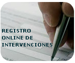 Registro intervenciones online